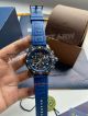 clone Breitling Endurance Pro Swiss Quartz black face blue strap watch (4)_th.jpg